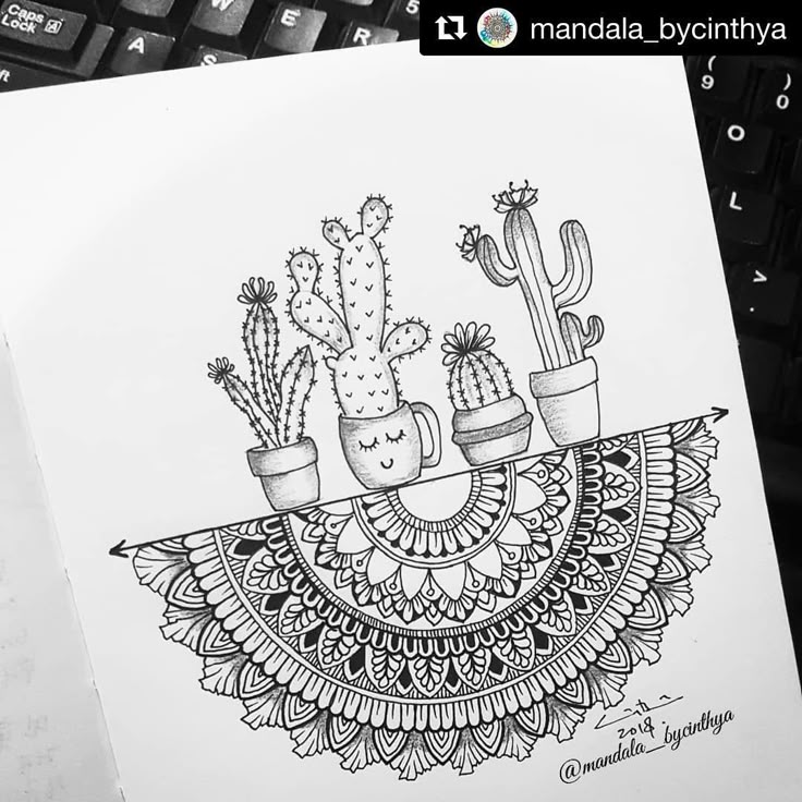 Mandalas van woestijnen en cactussen-kleurplaat-gratis-6