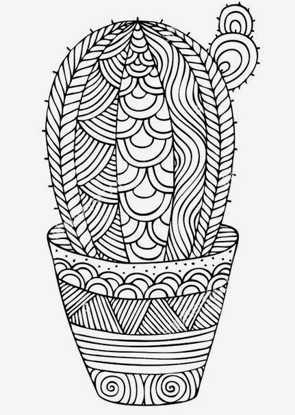 Mandalas van woestijnen en cactussen-kleurplaat-gratis-8
