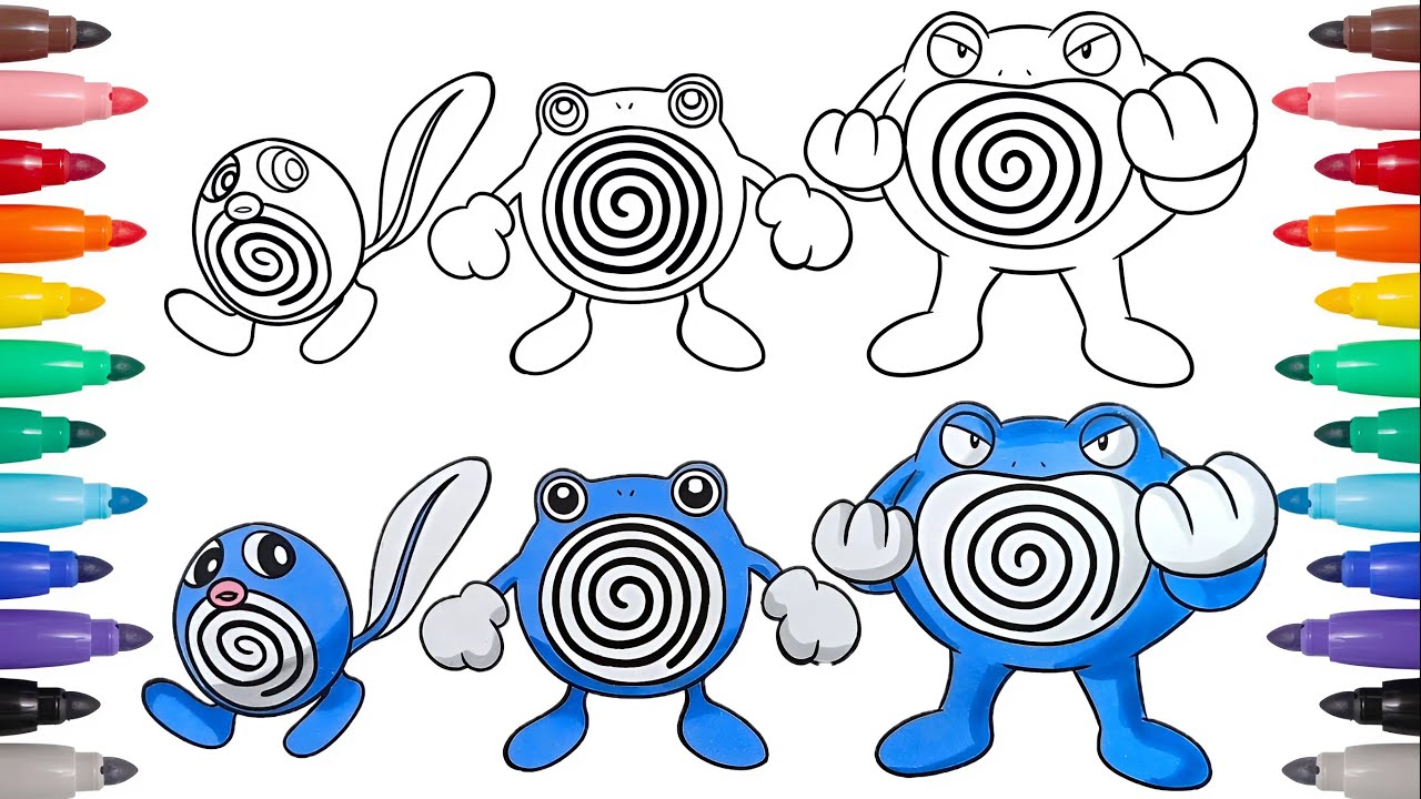 Poliwrath-kleurplaat-gratis-13