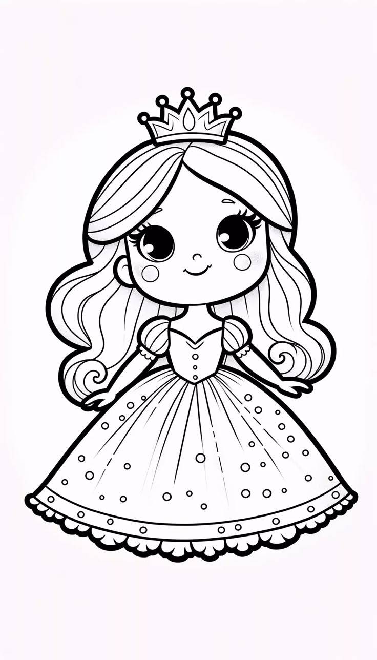 Prinses Bubbelgum-kleurplaat-gratis-5