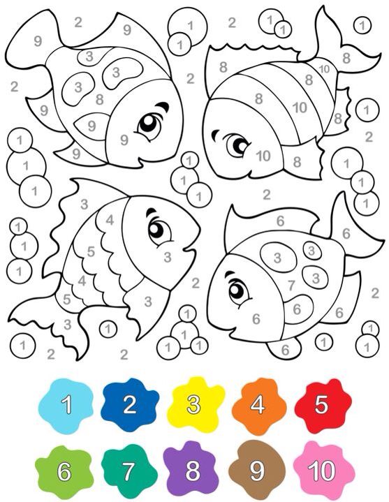 Rekenpuzzels met cijfers om in te kleuren-kleurplaat-gratis-10