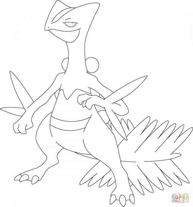 Sceptile-kleurplaat-gratis-1