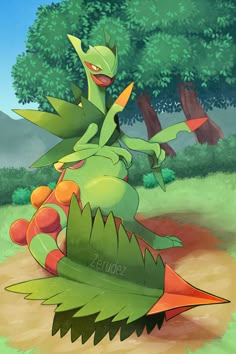Sceptile-kleurplaat-gratis-5