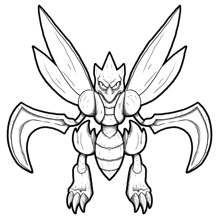Scyther-kleurplaat-gratis-6