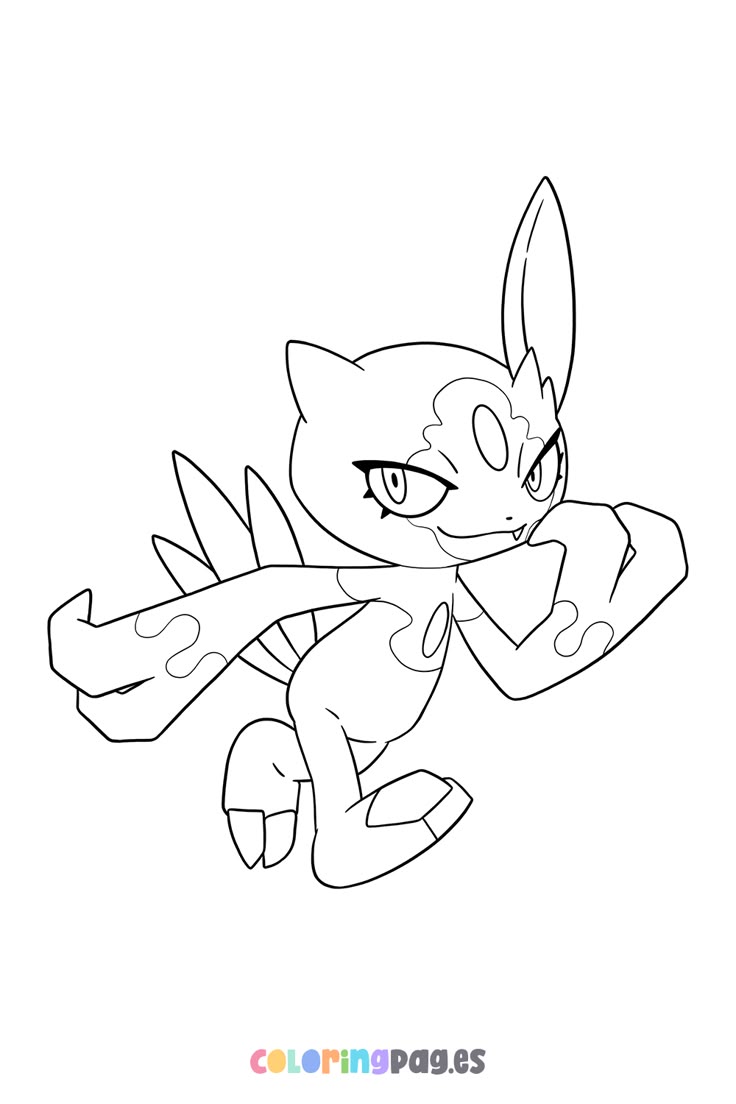 Sneasel-kleurplaat-gratis-2