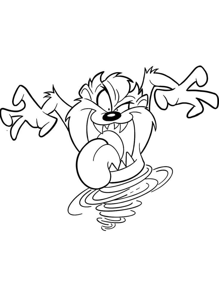 Taz-kleurplaat-gratis-1