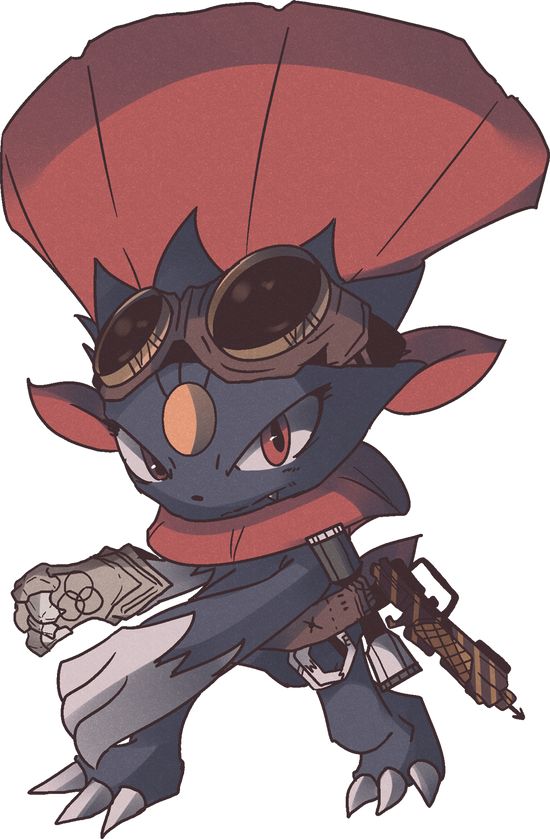 Weavile-kleurplaat-gratis-6