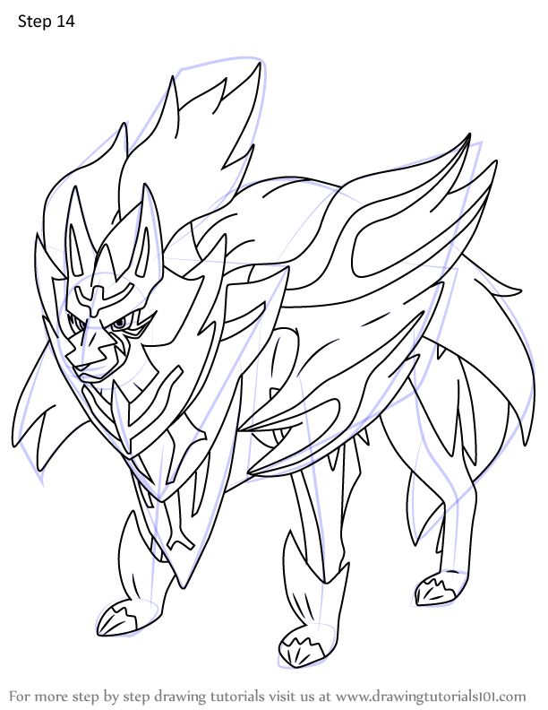 Zamazenta-kleurplaat-gratis-1