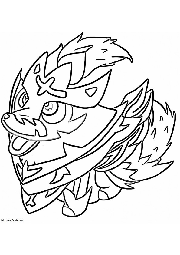 Zamazenta-kleurplaat-gratis-7