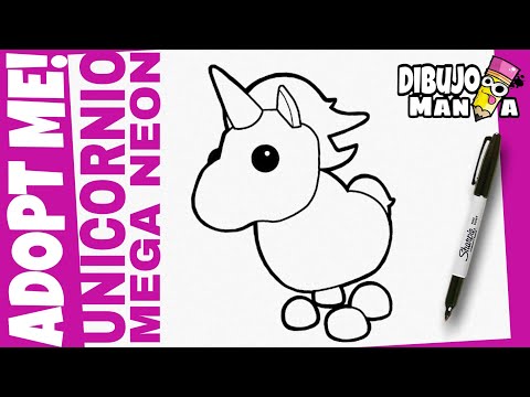 adopt me neon unicorn-kleurplaat-gratis-10