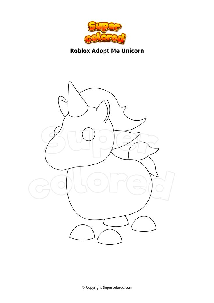 adopt me neon unicorn-kleurplaat-gratis-2