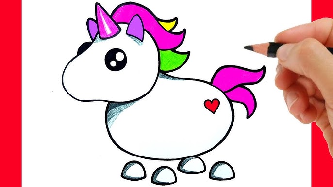 adopt me neon unicorn-kleurplaat-gratis-7