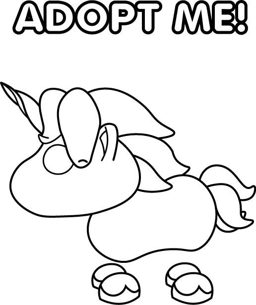 adopt me neon unicorn-kleurplaat-gratis-9