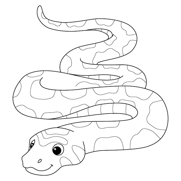 anaconda-kleurplaat-gratis-10