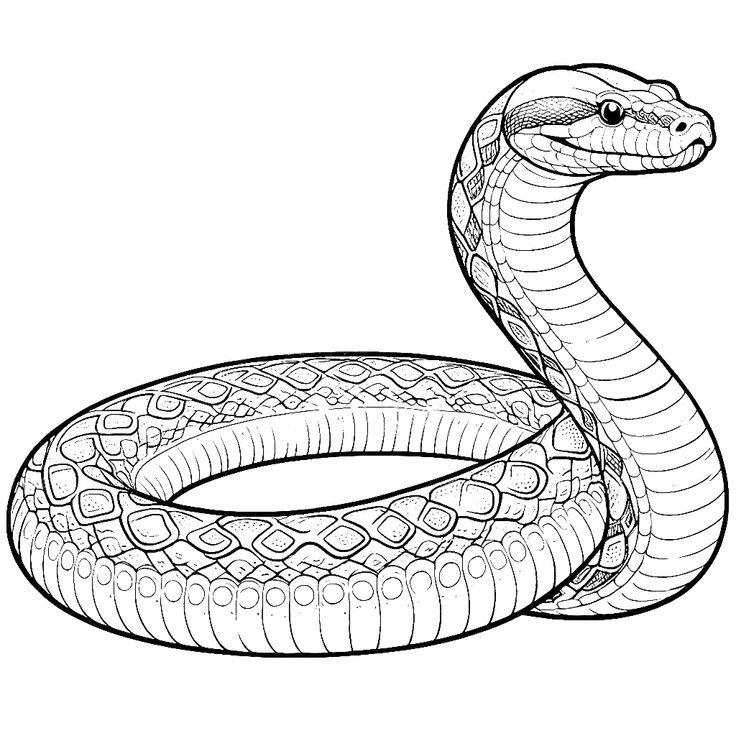 anaconda-kleurplaat-gratis-12