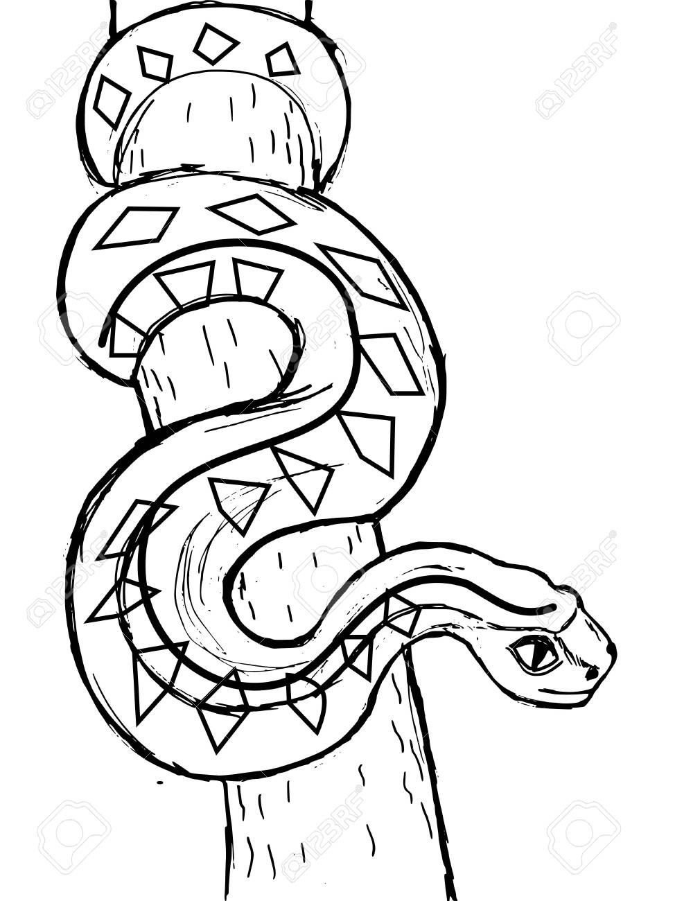 anaconda-kleurplaat-gratis-4