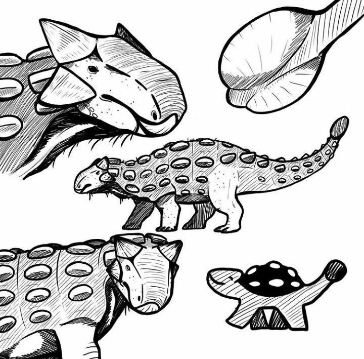 ankylosaurus-kleurplaat-gratis-2