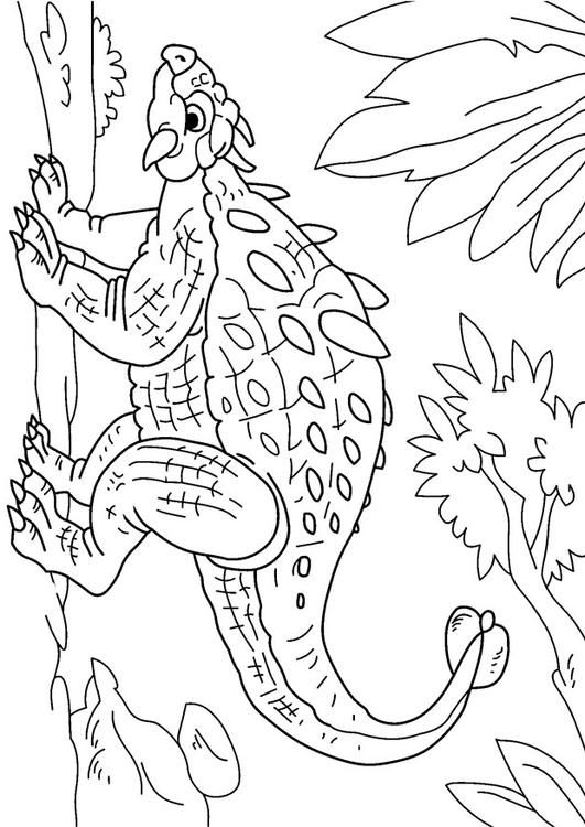 ankylosaurus-kleurplaat-gratis-7