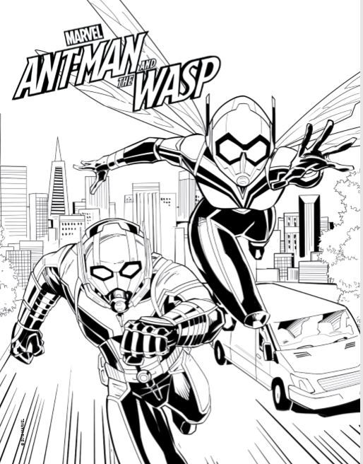 ant man-kleurplaat-gratis-7