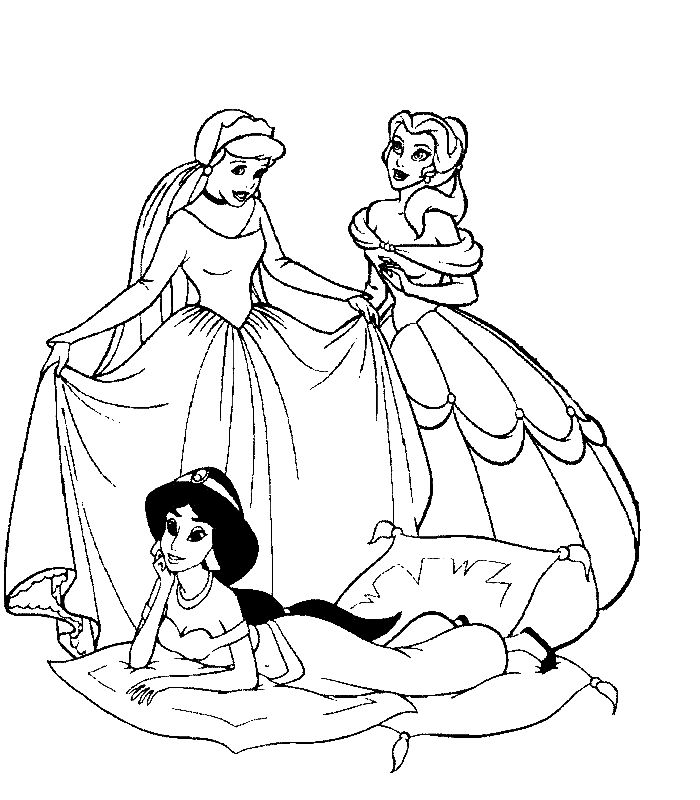 assepoester cinderella-kleurplaat-gratis-10