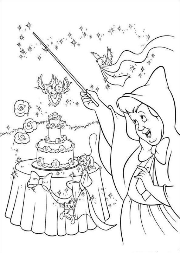 assepoester cinderella-kleurplaat-gratis-12
