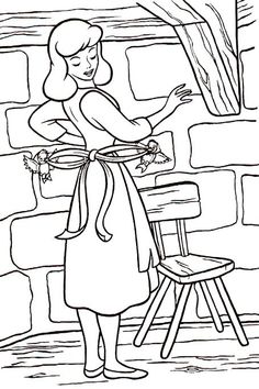 assepoester cinderella-kleurplaat-gratis-14
