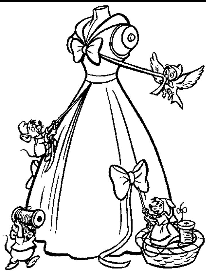 assepoester cinderella-kleurplaat-gratis-3