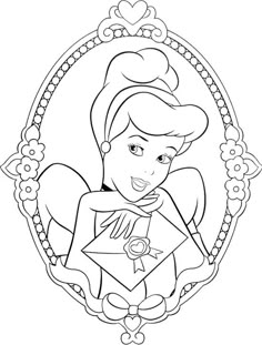 assepoester cinderella-kleurplaat-gratis-9