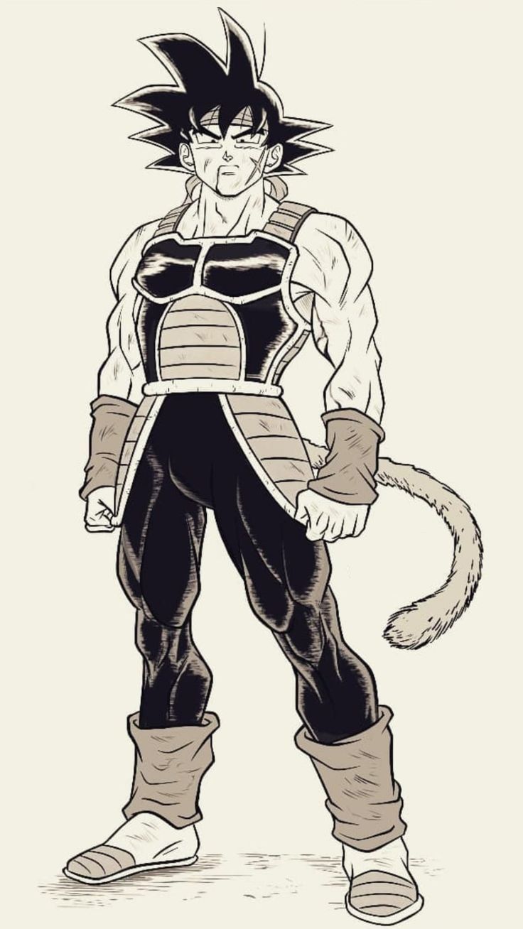 bardock-kleurplaat-gratis-9