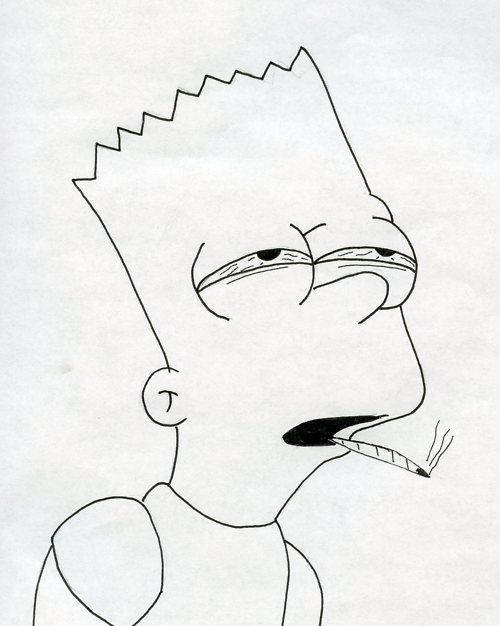 bart simpson-kleurplaat-gratis-13