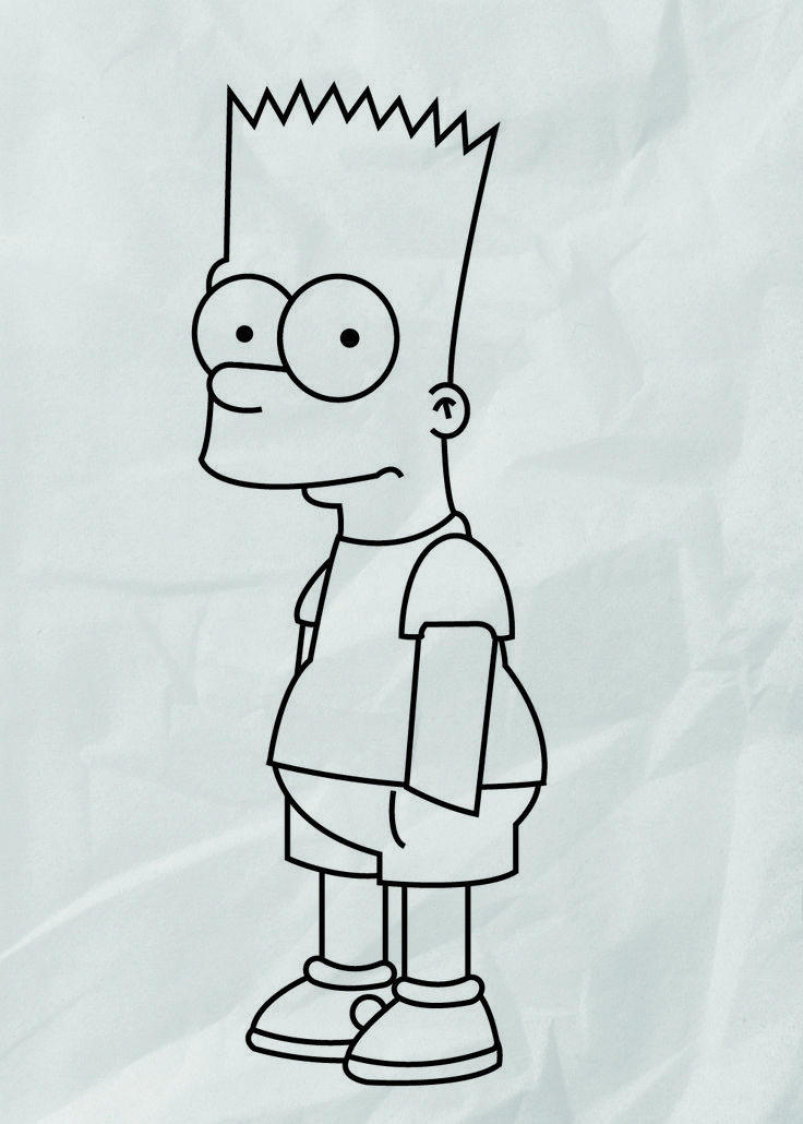 bart simpson-kleurplaat-gratis-3