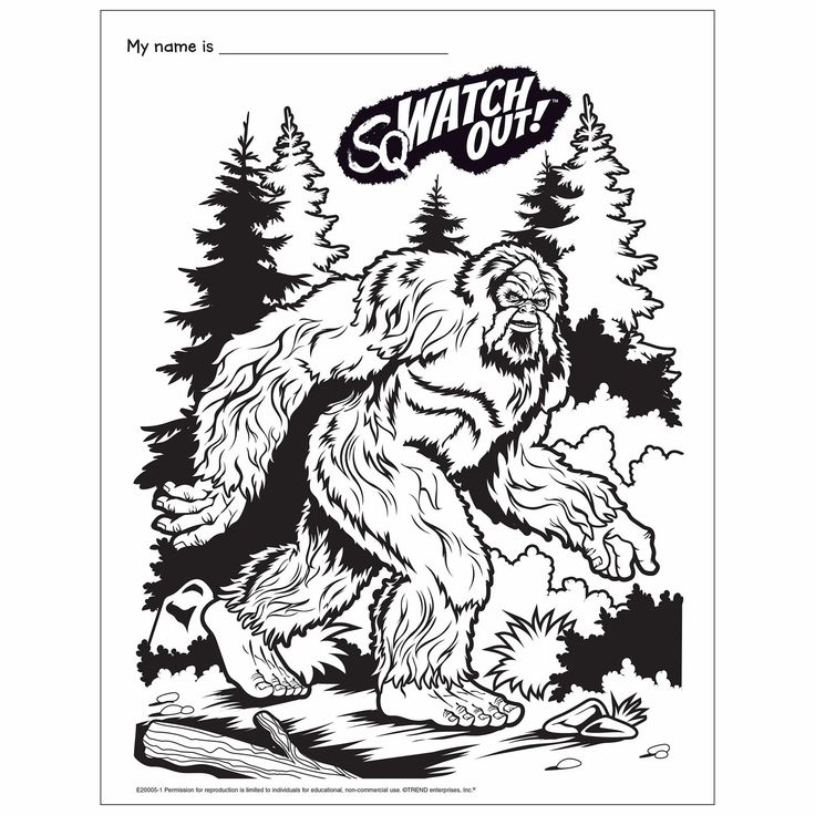 bigfoot-kleurplaat-gratis-3