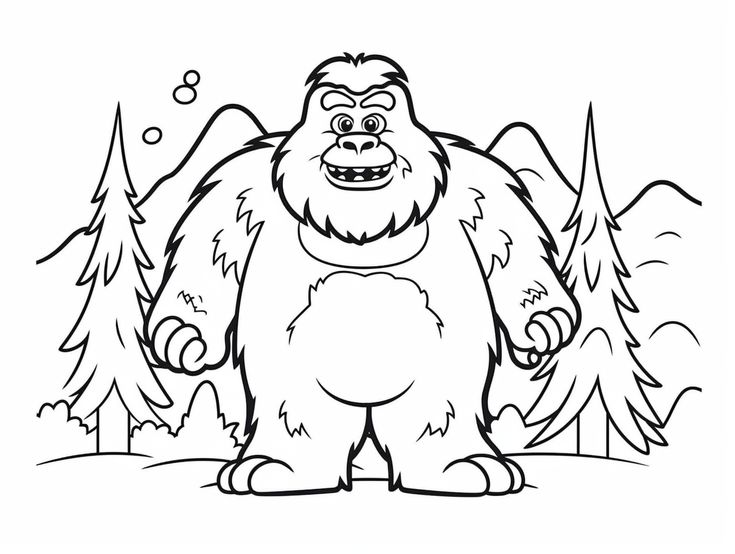 bigfoot-kleurplaat-gratis-4