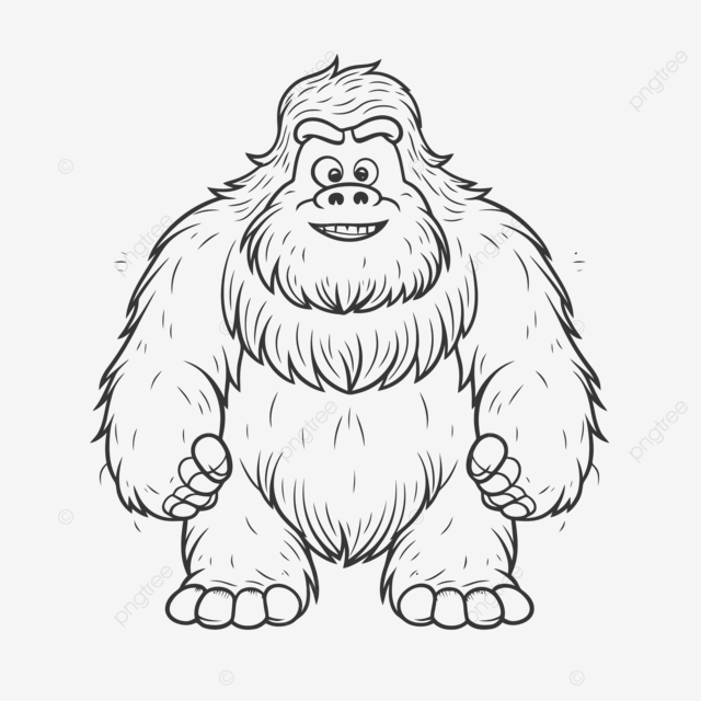 bigfoot-kleurplaat-gratis-7