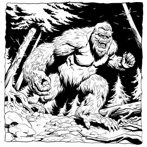 bigfoot-kleurplaat-gratis-8