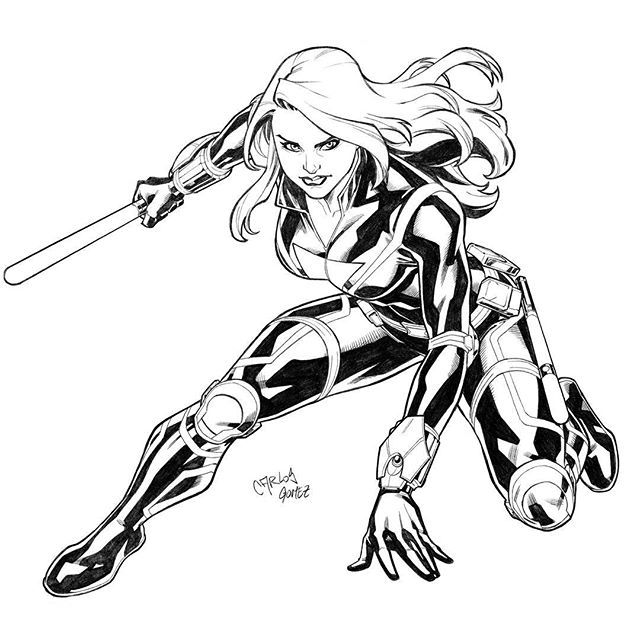 black widow-kleurplaat-gratis-3