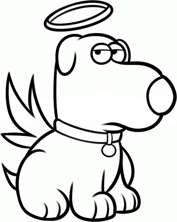 brian griffin-kleurplaat-gratis-3