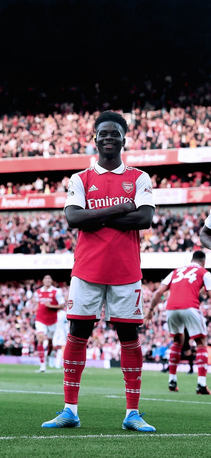 bukayo saka-kleurplaat-gratis-12