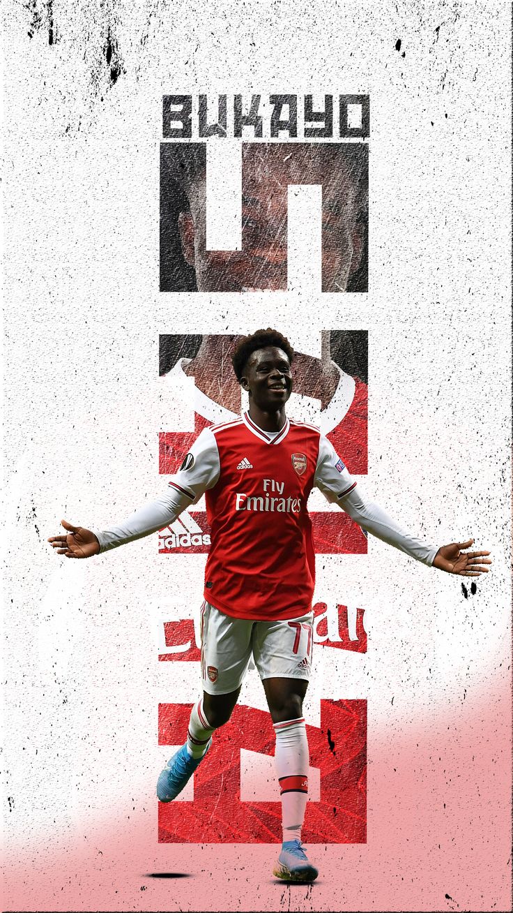 bukayo saka-kleurplaat-gratis-6