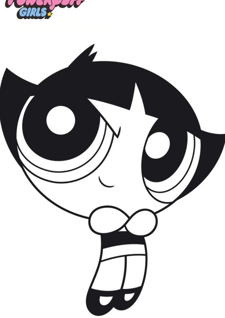 buttercup Powerpuff Girls-kleurplaat-gratis-1