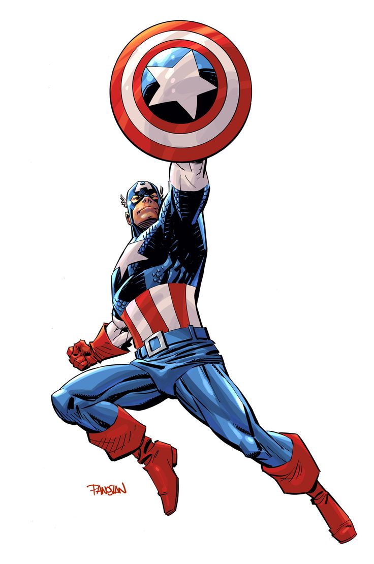 captain america-kleurplaat-gratis-10
