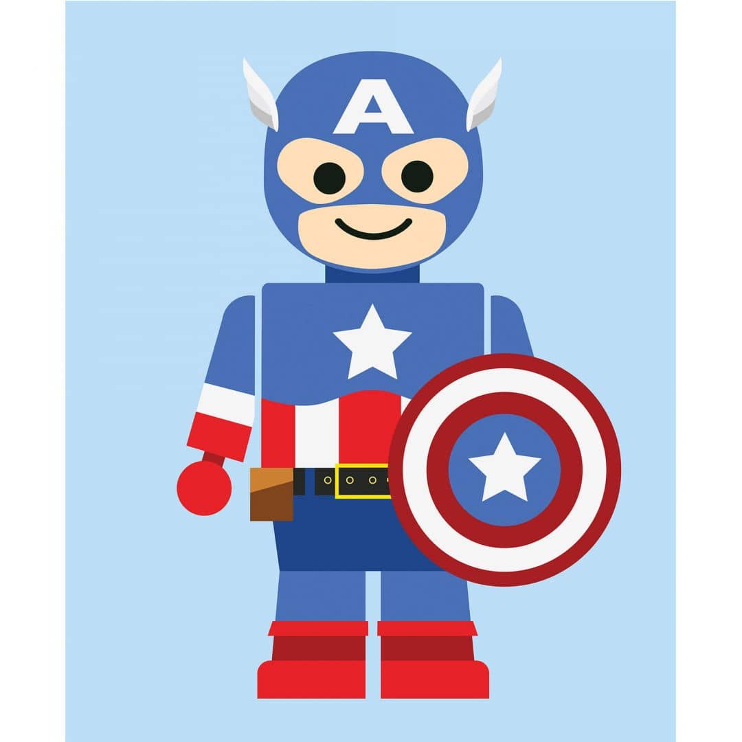 captain america-kleurplaat-gratis-14