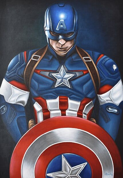 captain america-kleurplaat-gratis-15