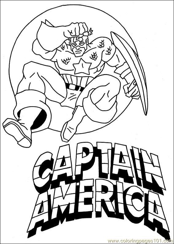 captain america-kleurplaat-gratis-9