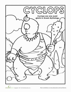 cyclops-kleurplaat-gratis-6