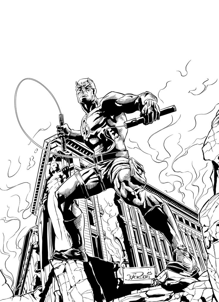 daredevil-kleurplaat-gratis-1