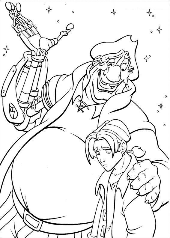 de schatplaneet treasure planet-kleurplaat-gratis-7