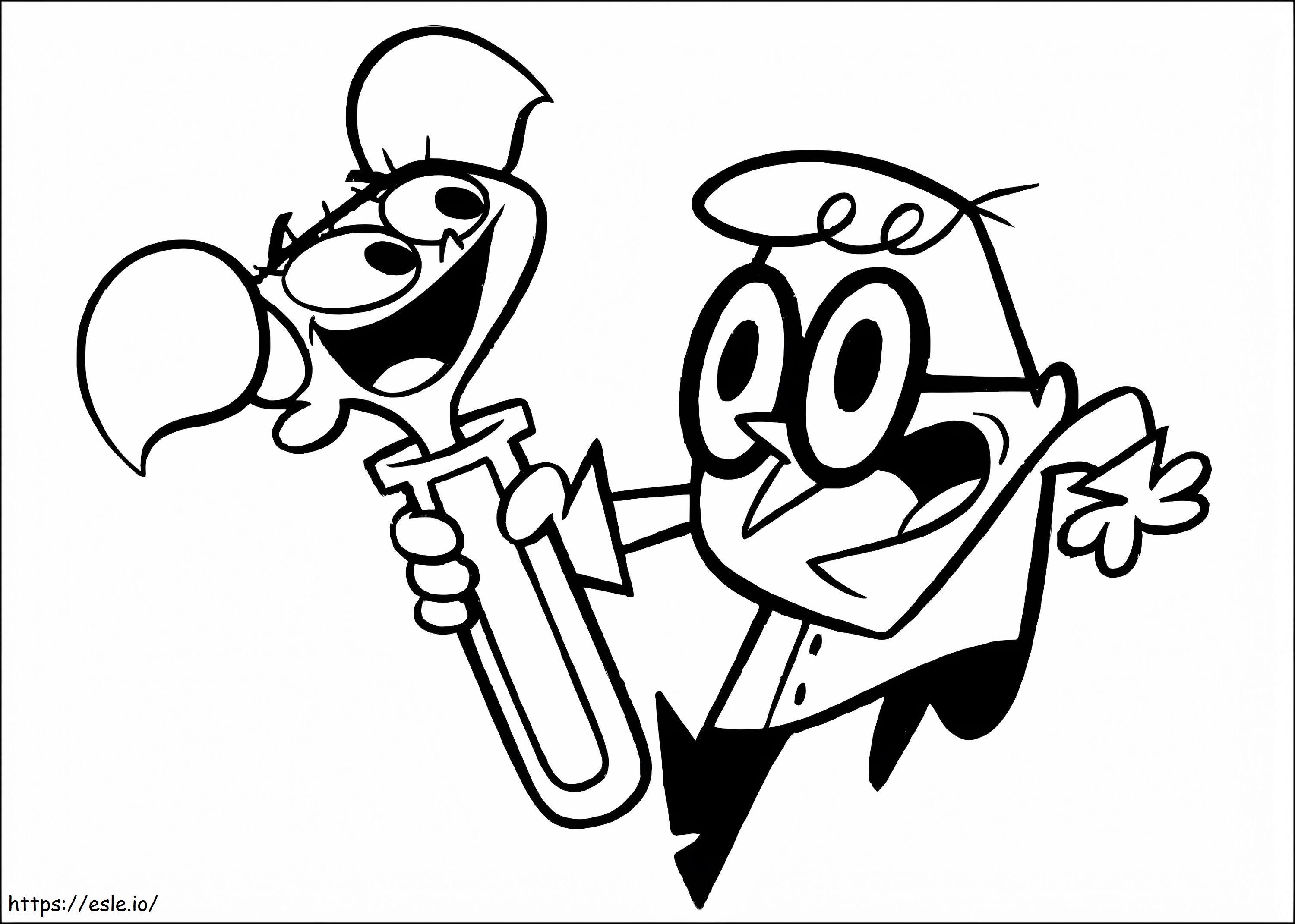 dexter-kleurplaat-gratis-8