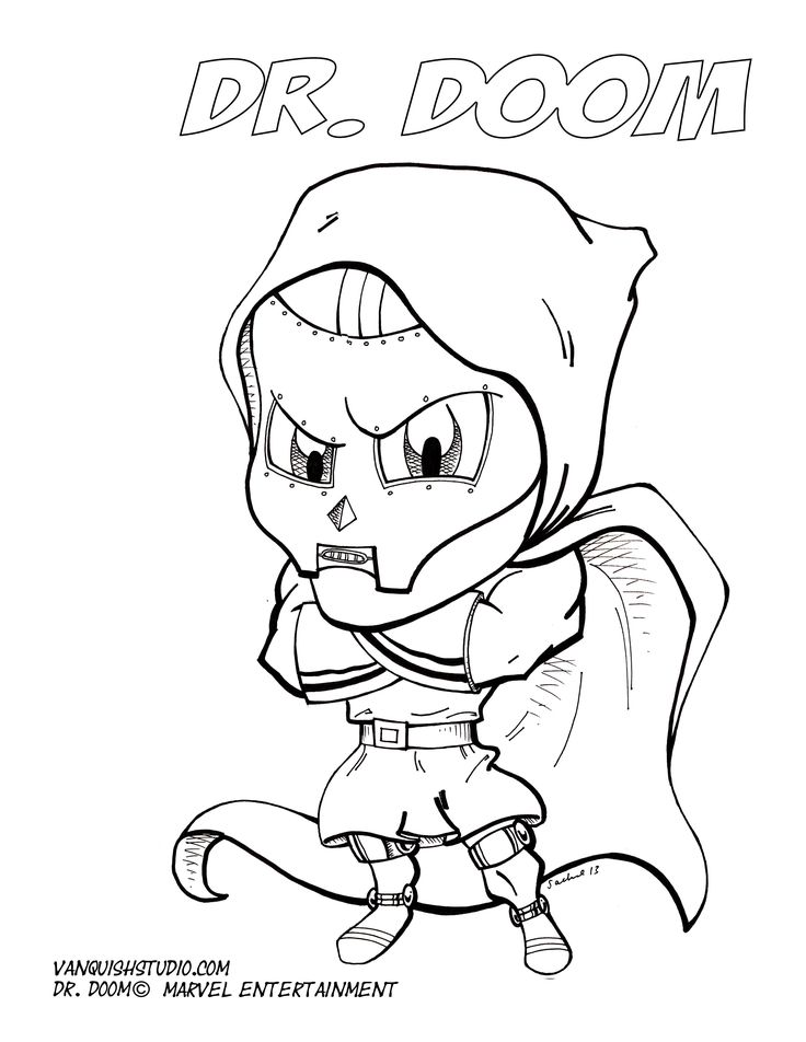 doctor doom-kleurplaat-gratis-3