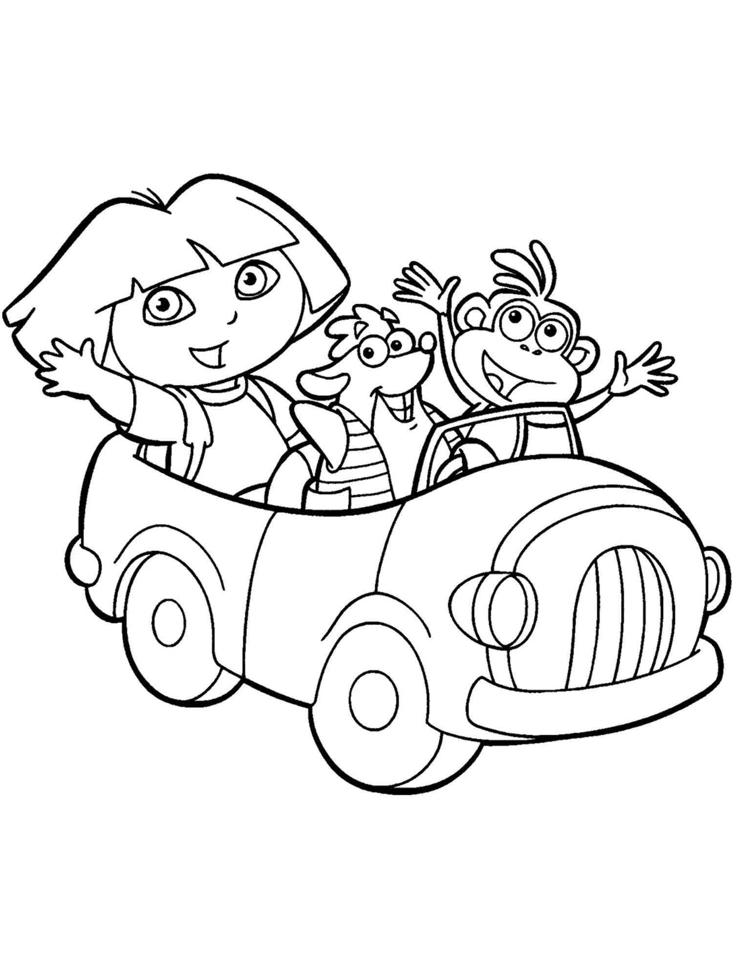 dora dora de ontdekkingsreiziger-kleurplaat-gratis-11